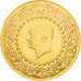 Coin, Turkey, 100 Kurush, 1972, AU(55-58), Gold, KM:872