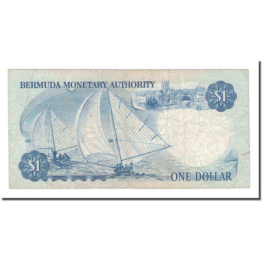 Banknote, Bermuda, 1 Dollar, 1978, 1978-04-01, KM:28b, F(12-15)