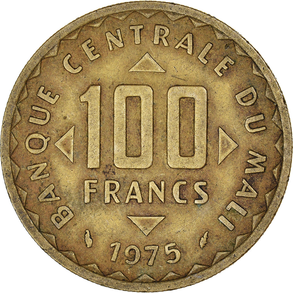 Moneda, Malí, 100 Francs, 1975