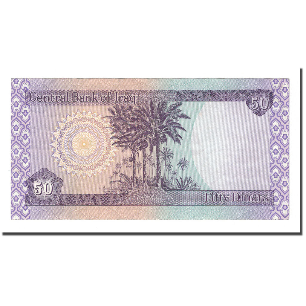 Banknote, Iraq, 50 Dinars, KM:90, VF(20-25)