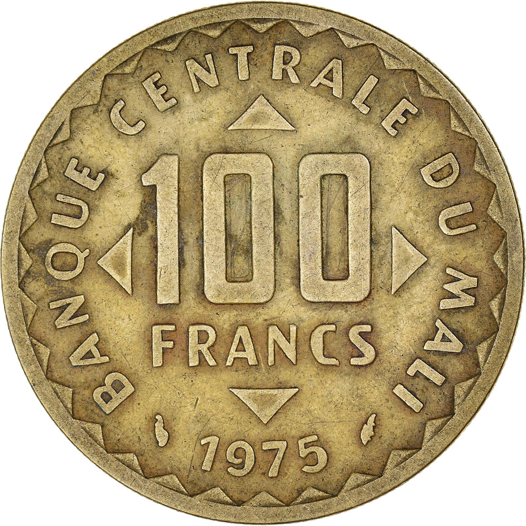 Moneda, Malí, 100 Francs, 1975