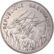 Moneda, Gabón, 100 Francs, 1977