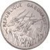 Moneda, Gabón, 100 Francs, 1977