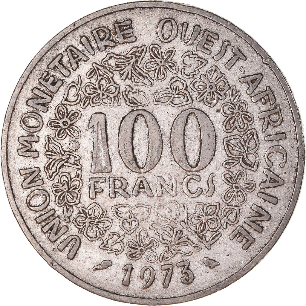 Münze, West African States, 100 Francs, 1973
