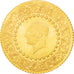 TURKEY, 50 Kurush, 1969, KM #871, MS(63), Gold, 3.51