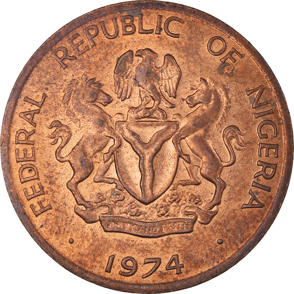 Münze, Nigeria, Kobo, 1974