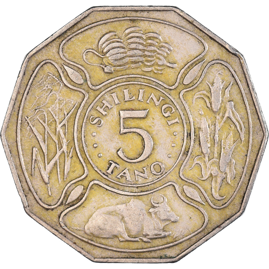 Münze, Tanzania, 5 Shilingi, 1972