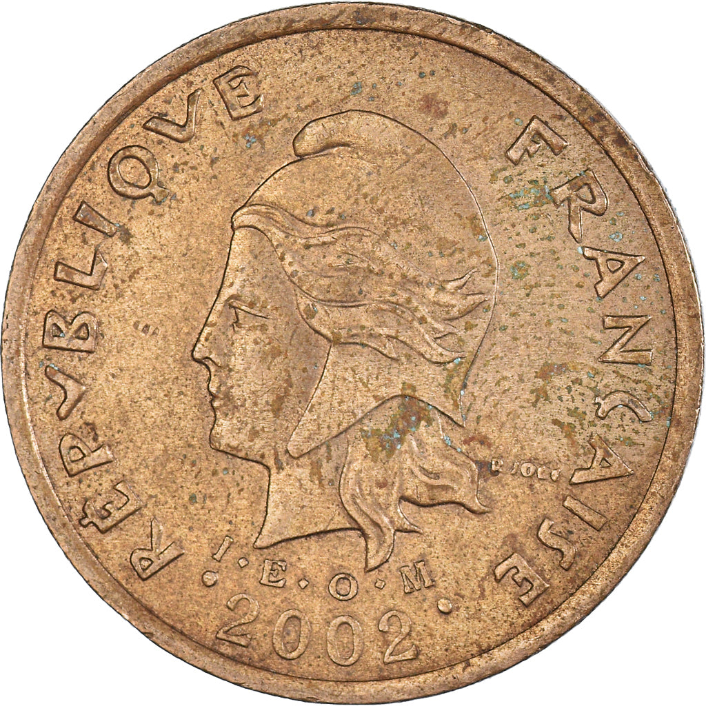 Münze, Neukaledonien, 100 Francs, 2002