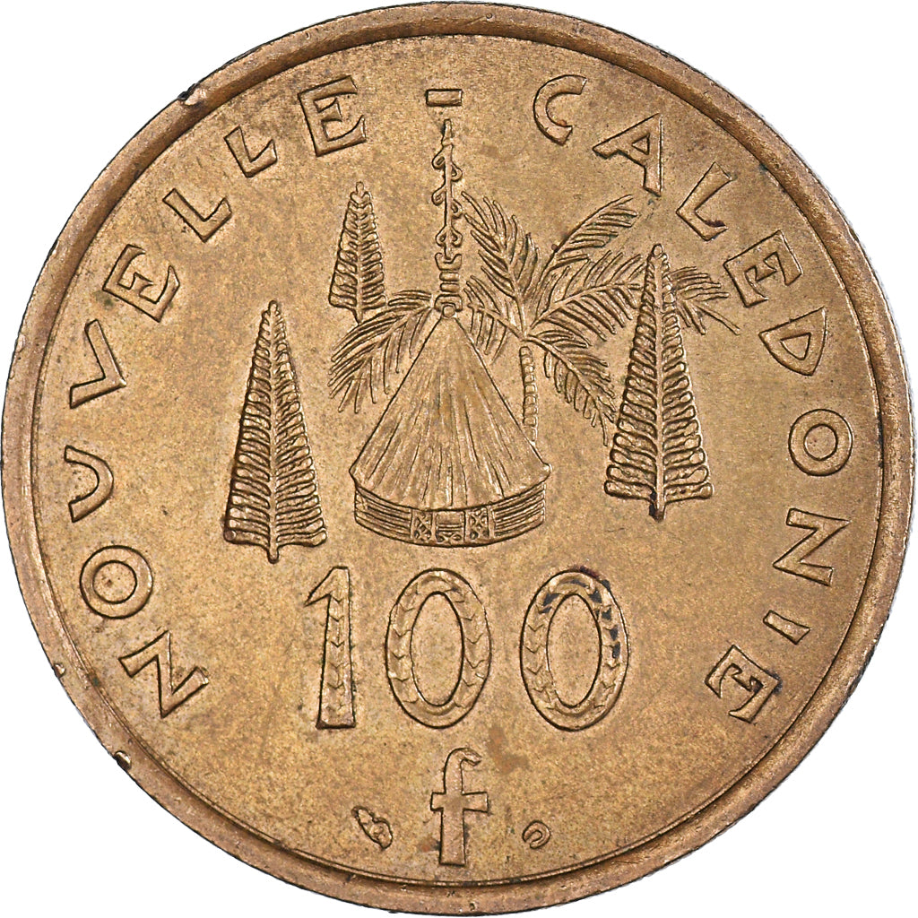 Münze, Neukaledonien, 100 Francs, 2002