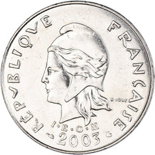 Münze, French Polynesia, 20 Francs, 2003