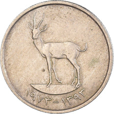 Coin, United Arab Emirates, 25 Fils, 1973