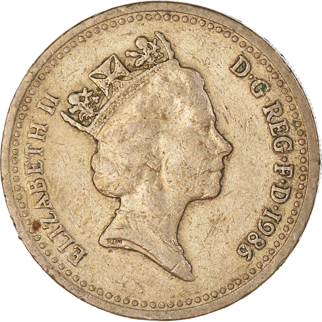 Moeda, Grã-Bretanha, Pound, 1986
