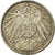 Munten, DUITSLAND - KEIZERRIJK, Wilhelm II, Mark, 1916, Stuttgart, ZF+, Zilver