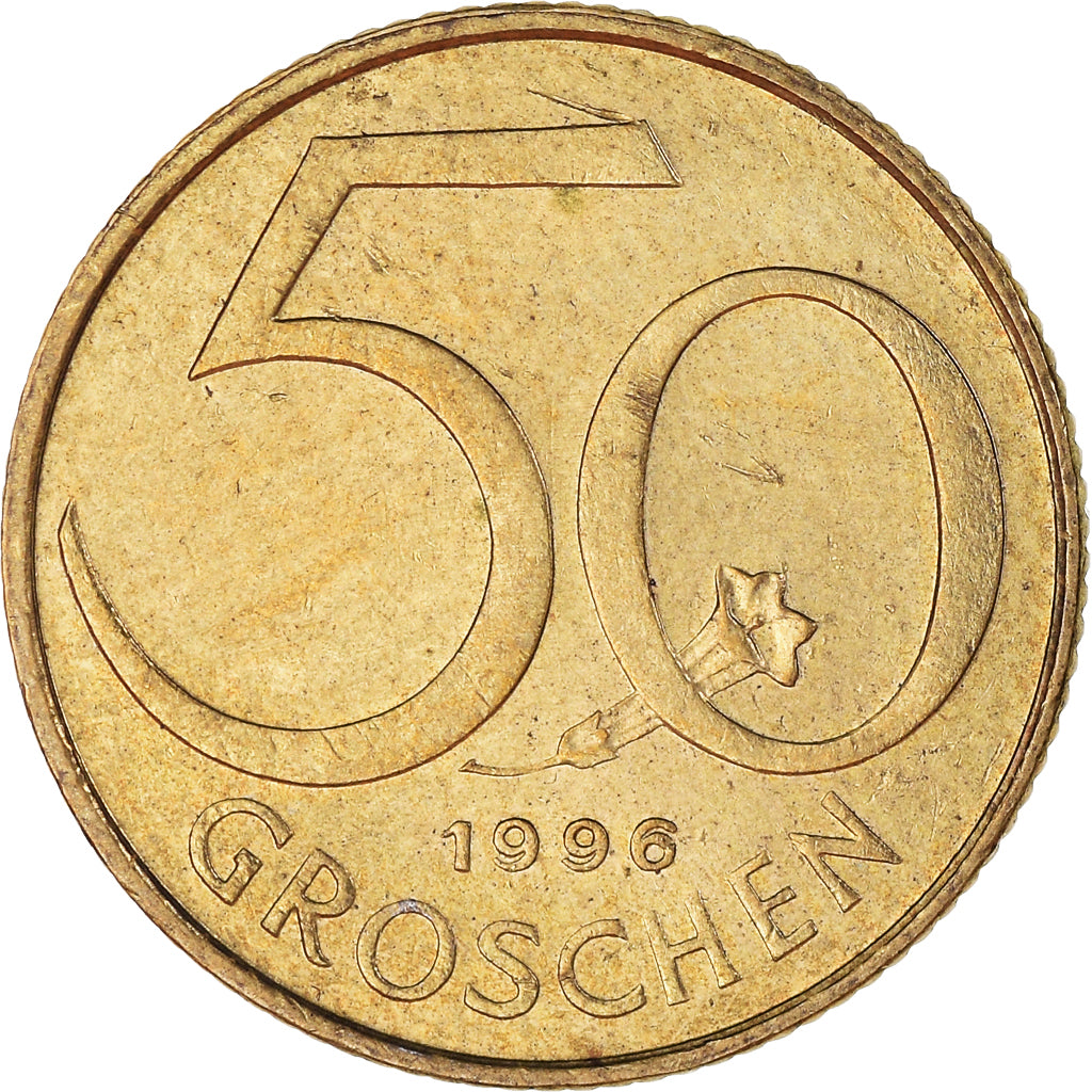 Moneta, Austria, 50 Groschen, 1996