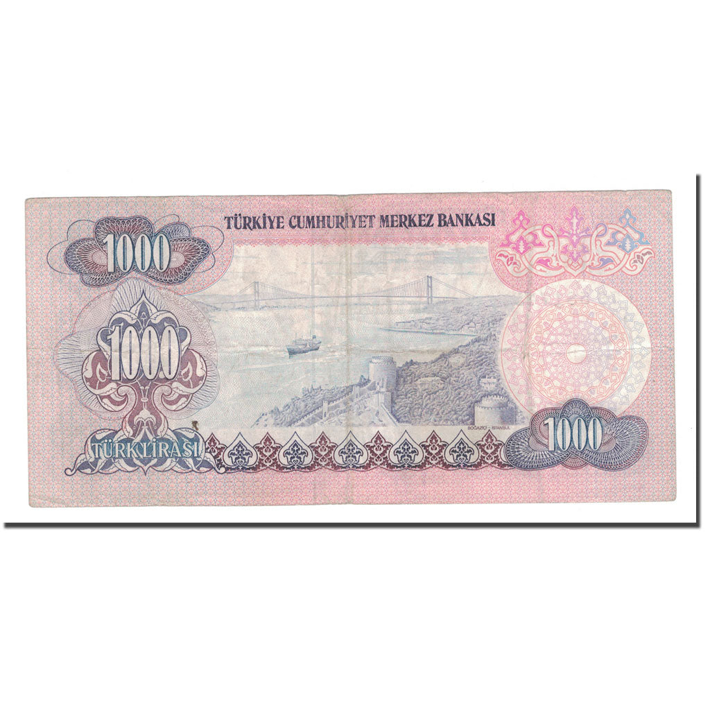 Banknote, Turkey, 1000 Lira, 1970, 1970-01-14, KM:191, VF(30-35)