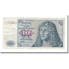 Banknote, GERMANY - FEDERAL REPUBLIC, 10 Deutsche Mark, 1960, 1960-01-02