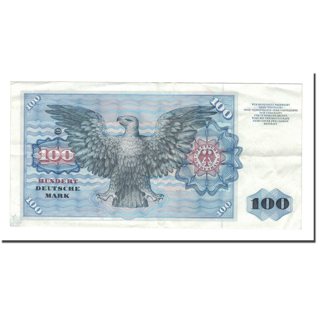Banknote, GERMANY - FEDERAL REPUBLIC, 100 Deutsche Mark, 1970, 1970-01-02