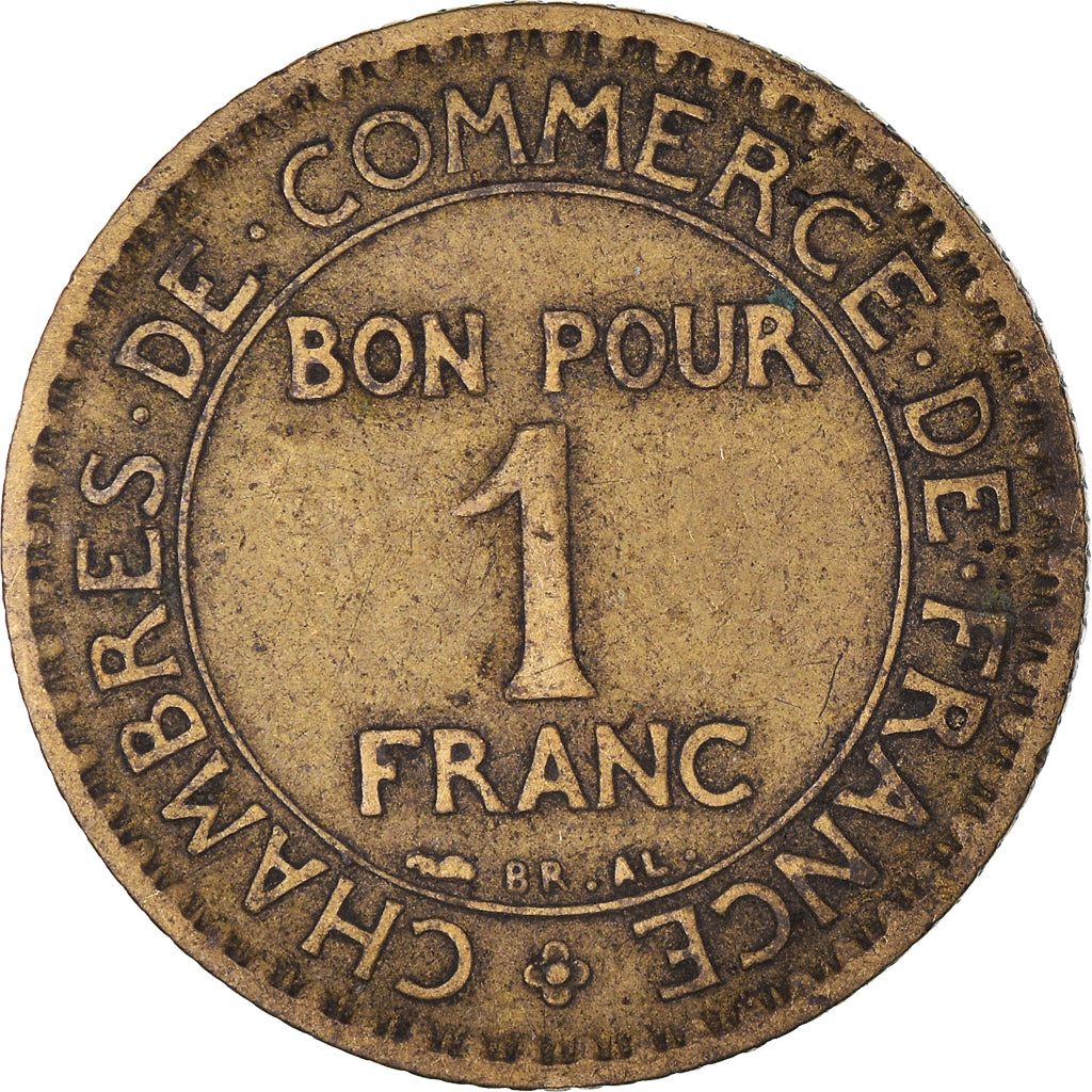 Moneta, Francja, 1 Franc, Undated