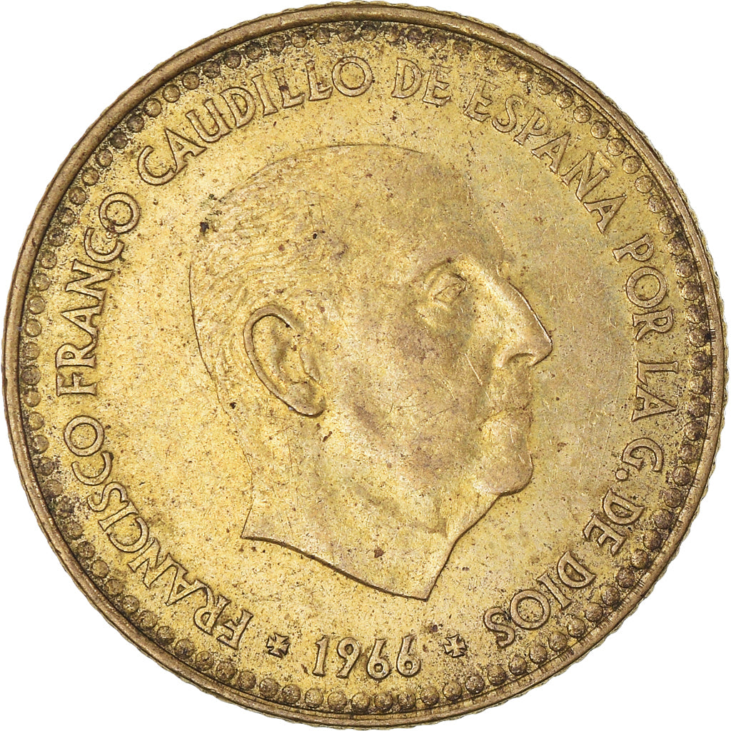 Munten, Spanje, Peseta, 1966 (1975)