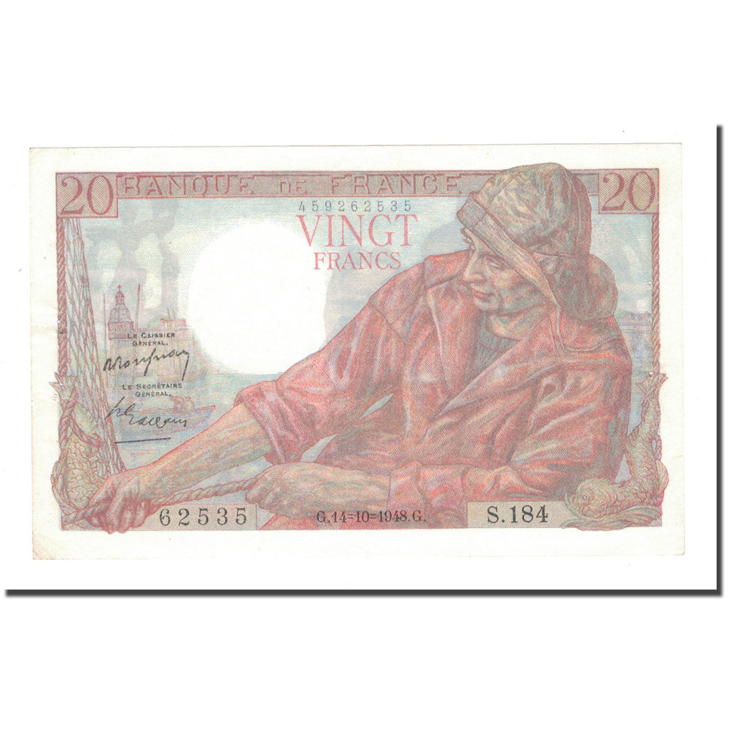 France, 20 Francs, 1948, 1948, UNC(60-62), Fayette:13.13, KM:100c
