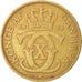 Danimarca, Christian X, 2 Kroner, 1939, Copenhagen, BB, Alluminio-bronzo, KM:...