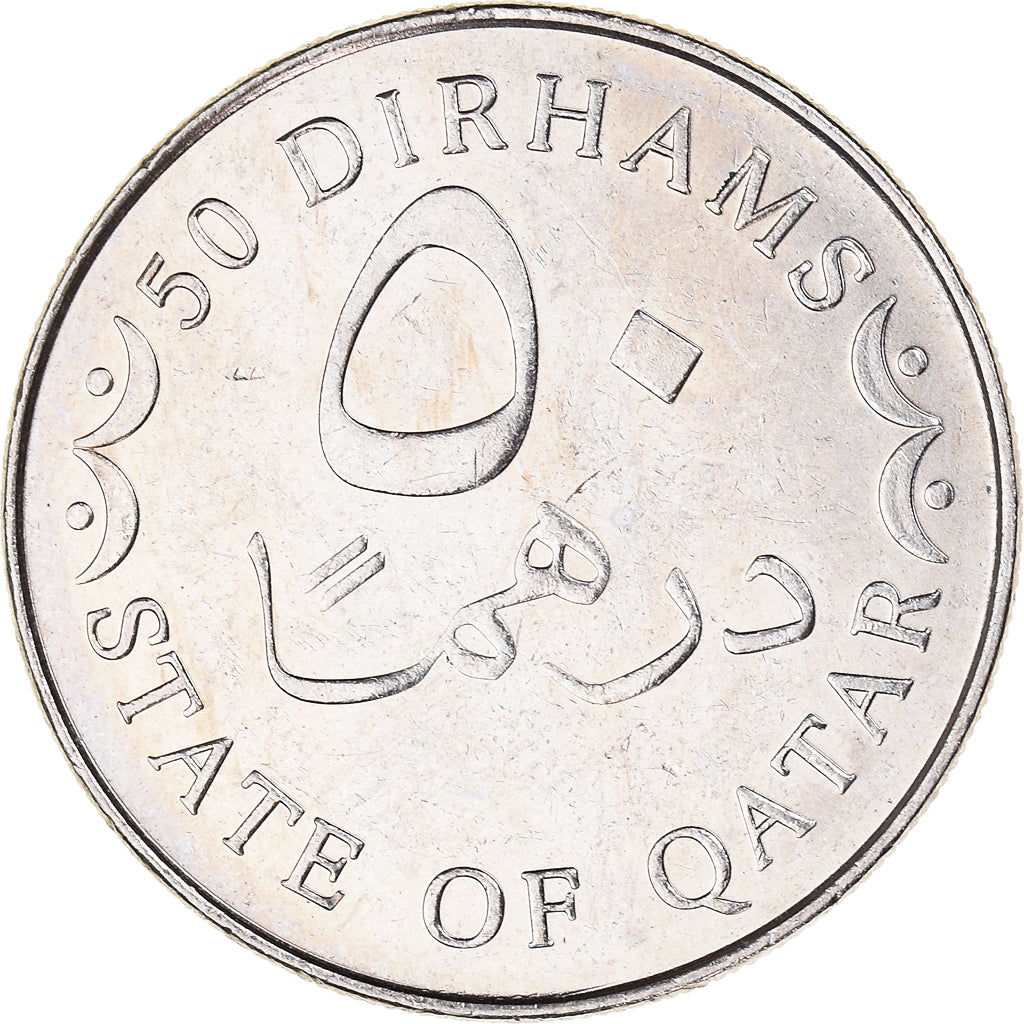 Moeda, Catar, 50 Dirhams, 2006
