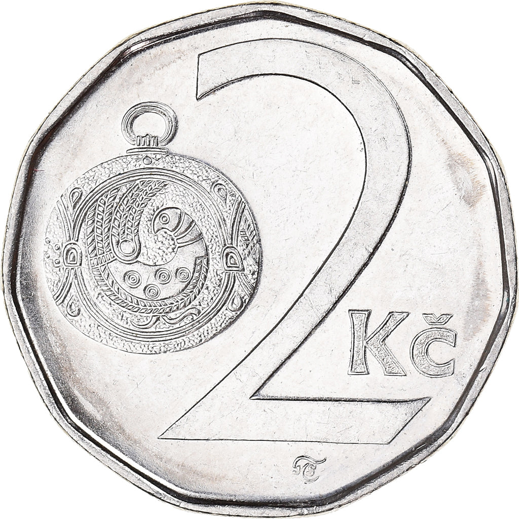 Munten, Tsjechische Republiek, 2 Koruny, 2001