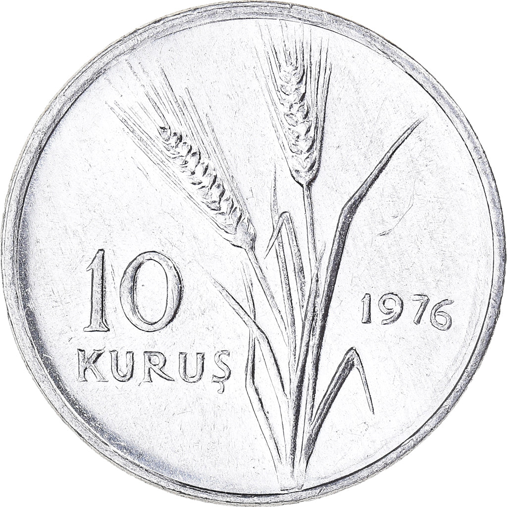 Moneta, Turchia, 10 Kurus, 1976