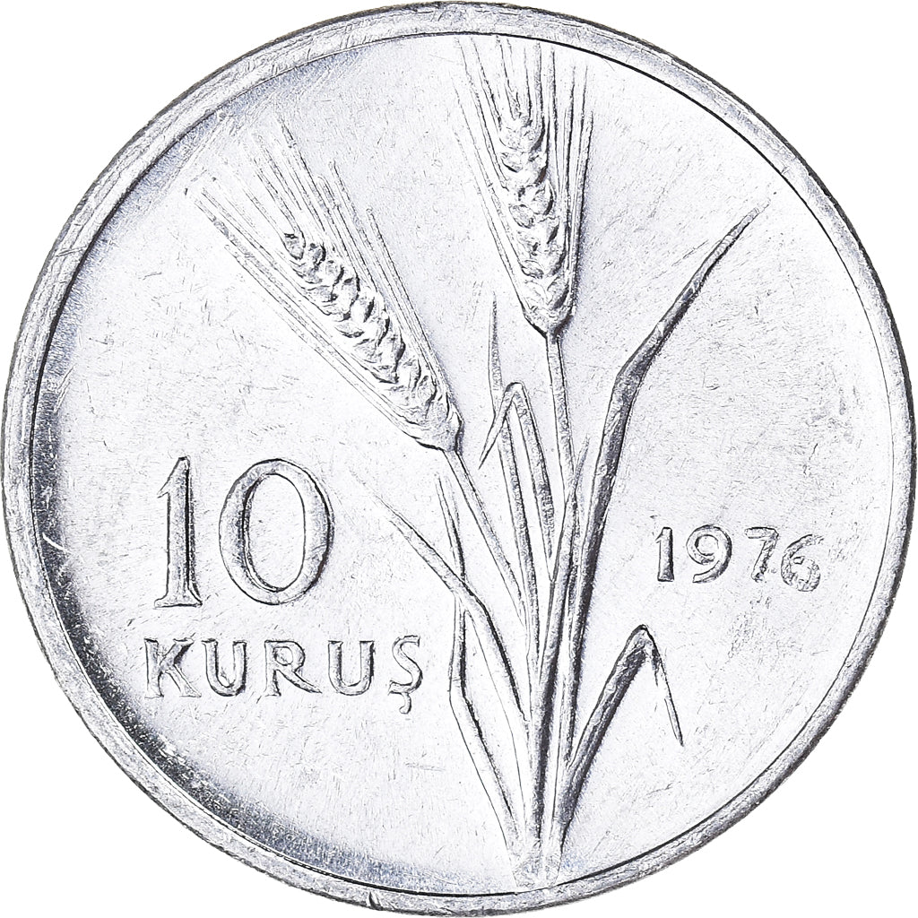 Munten, Turkije, 10 Kurus, 1976