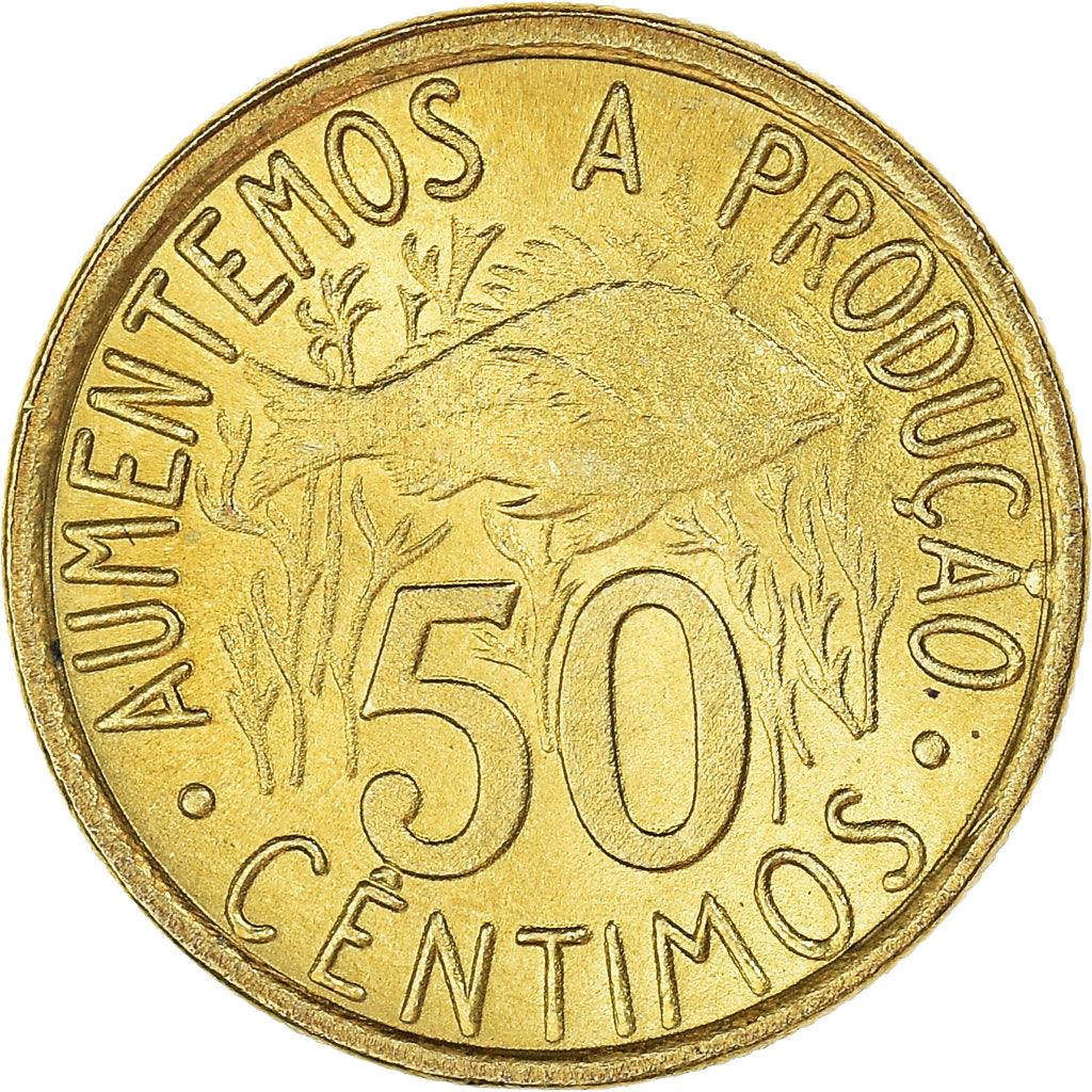 Monnaie, Sao Tomé-et-Principe, 50 Centimos, 1977