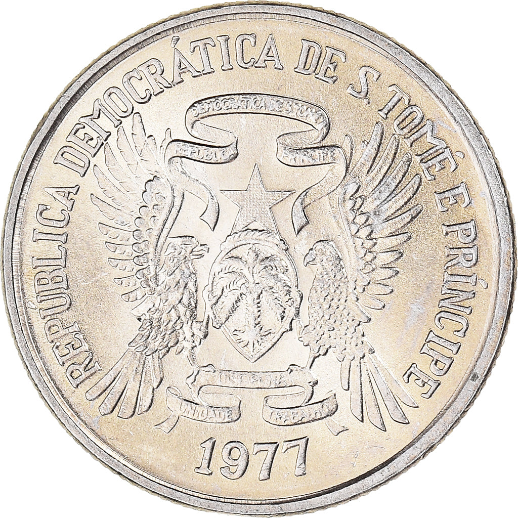Coin, São Tomé and Príncipe, 2 Dobras, 1977