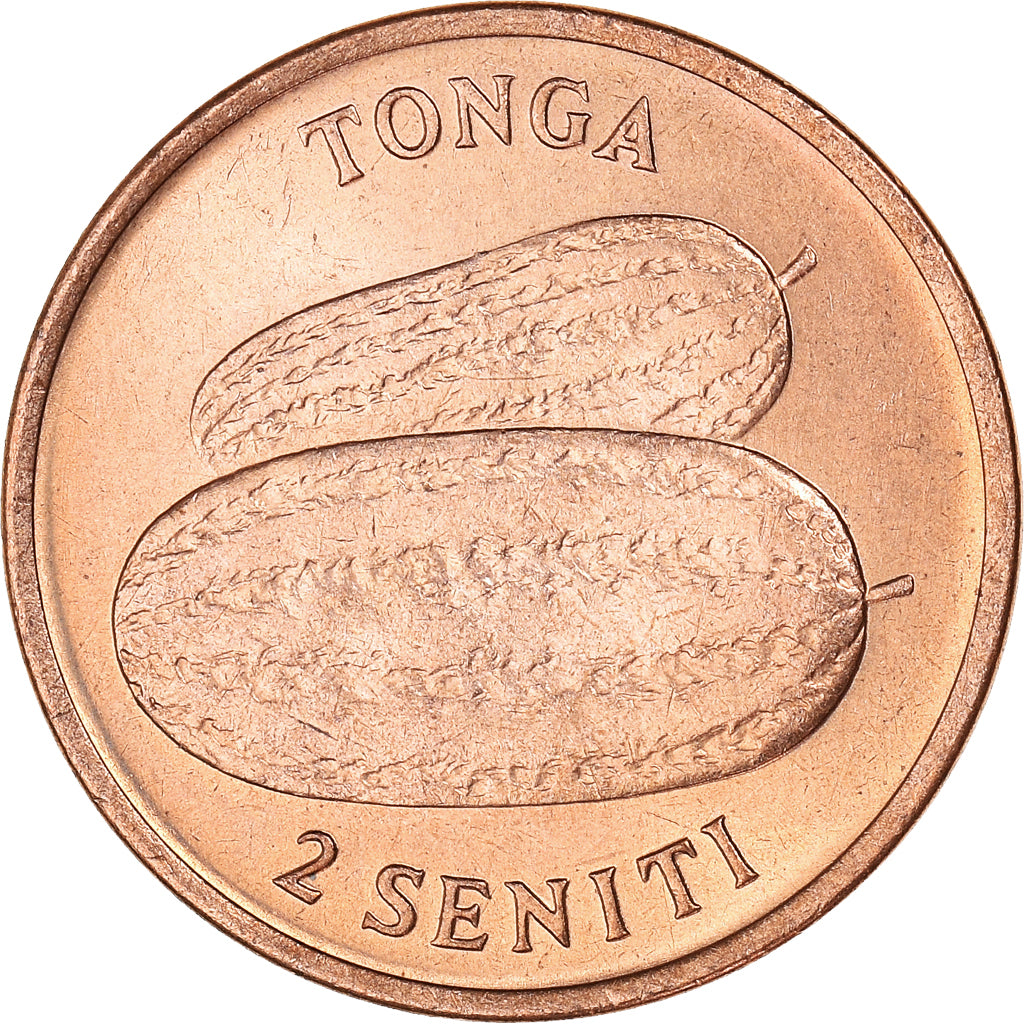 Coin, Tonga, 2 Seniti, 1975