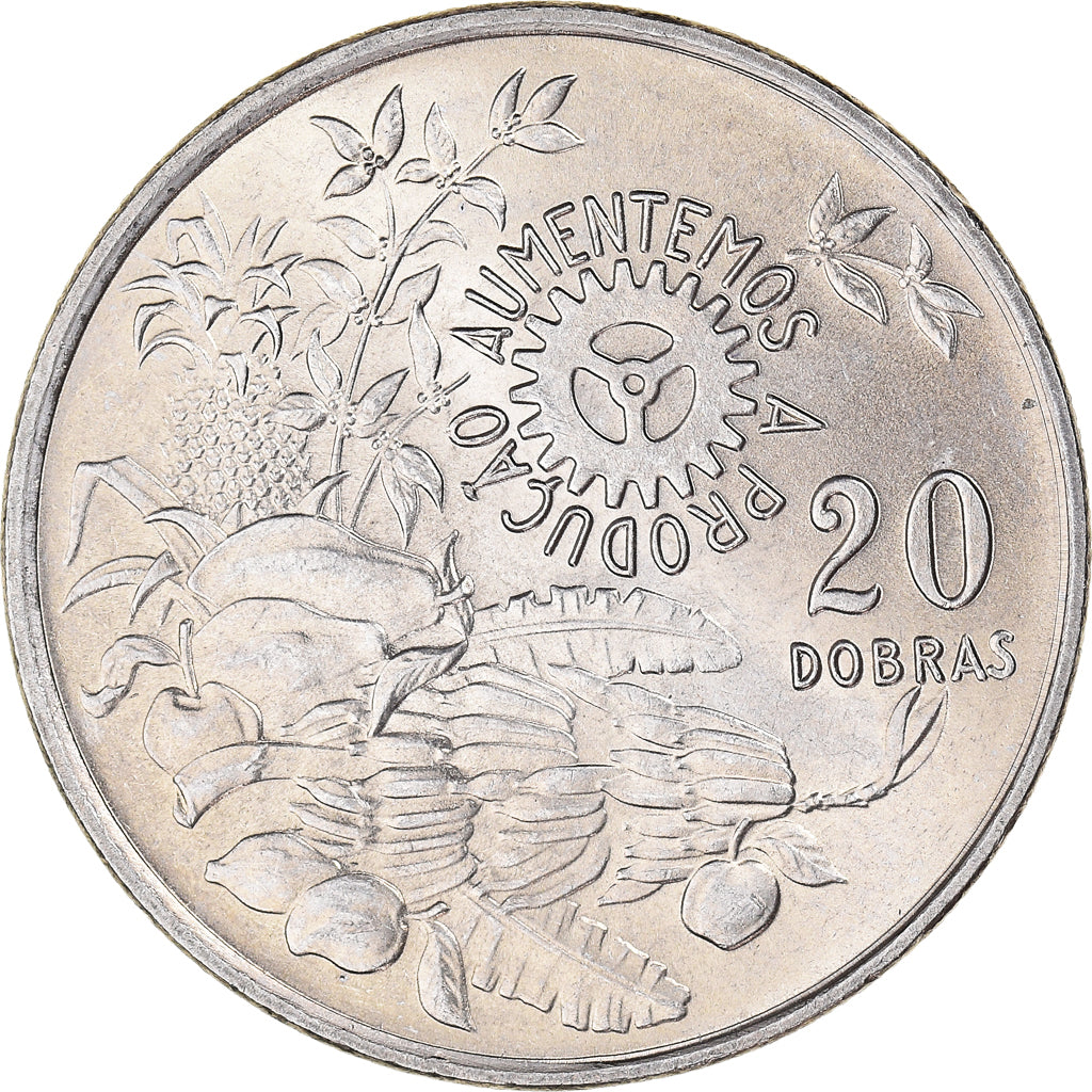 Monnaie, Sao Tomé-et-Principe, 20 Dobras, 1977