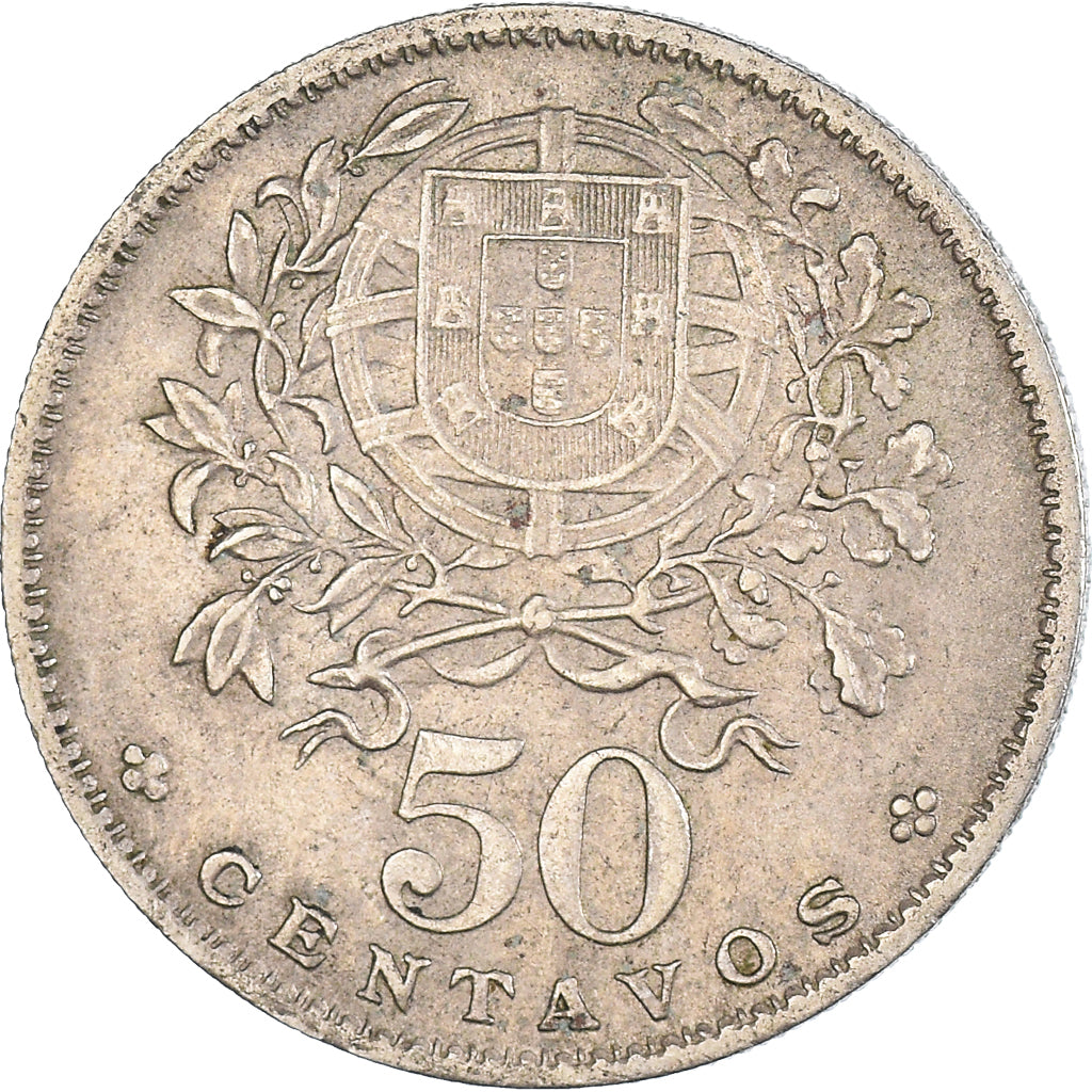 Münze, Portugal, 50 Centavos, 1966