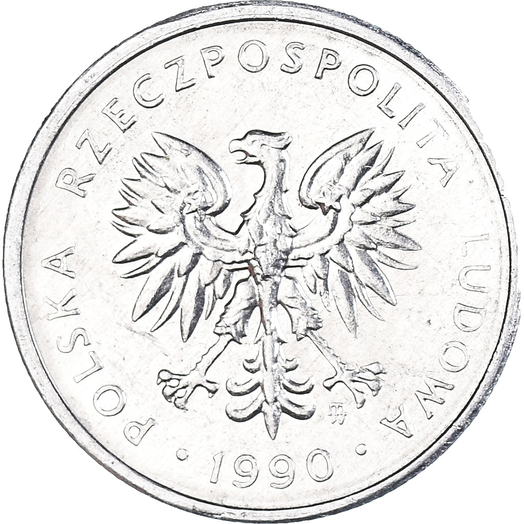 Moneta, Polska, 2 Zlote, 1990