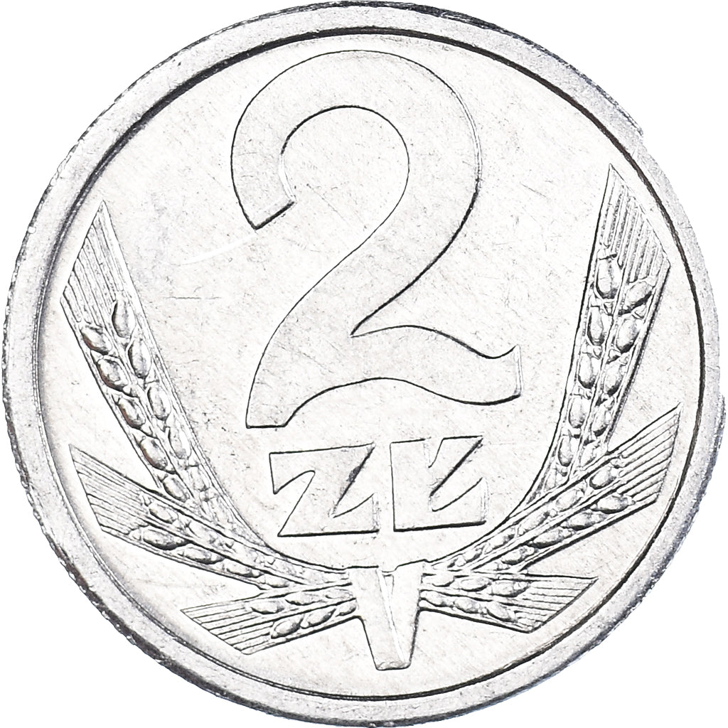 Moneta, Polska, 2 Zlote, 1990