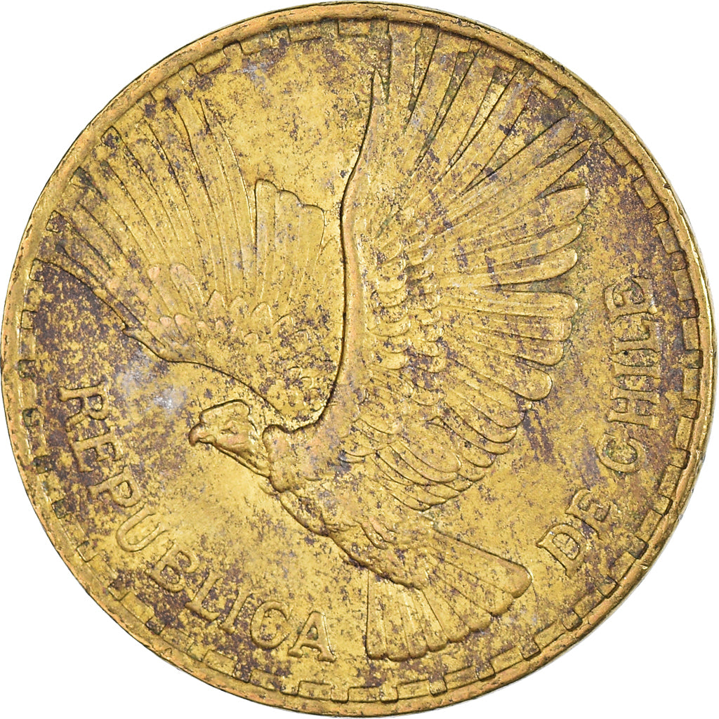 Moneda, Chile, 10 Centesimos, 1966