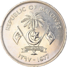 Moneta, Isole maldive, 5 Rufiyaa, 1977