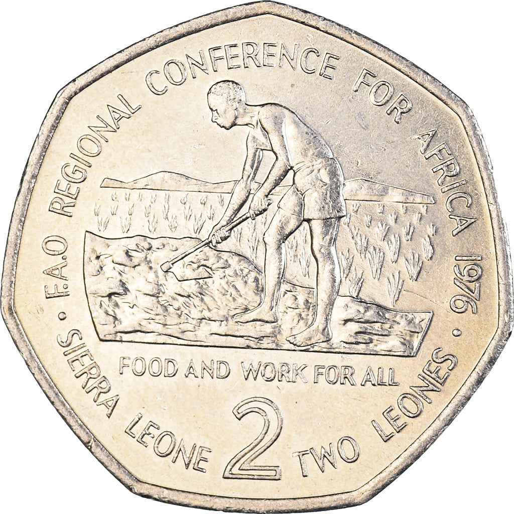 Munten, Sierra Leone, 2 Leones, 1976