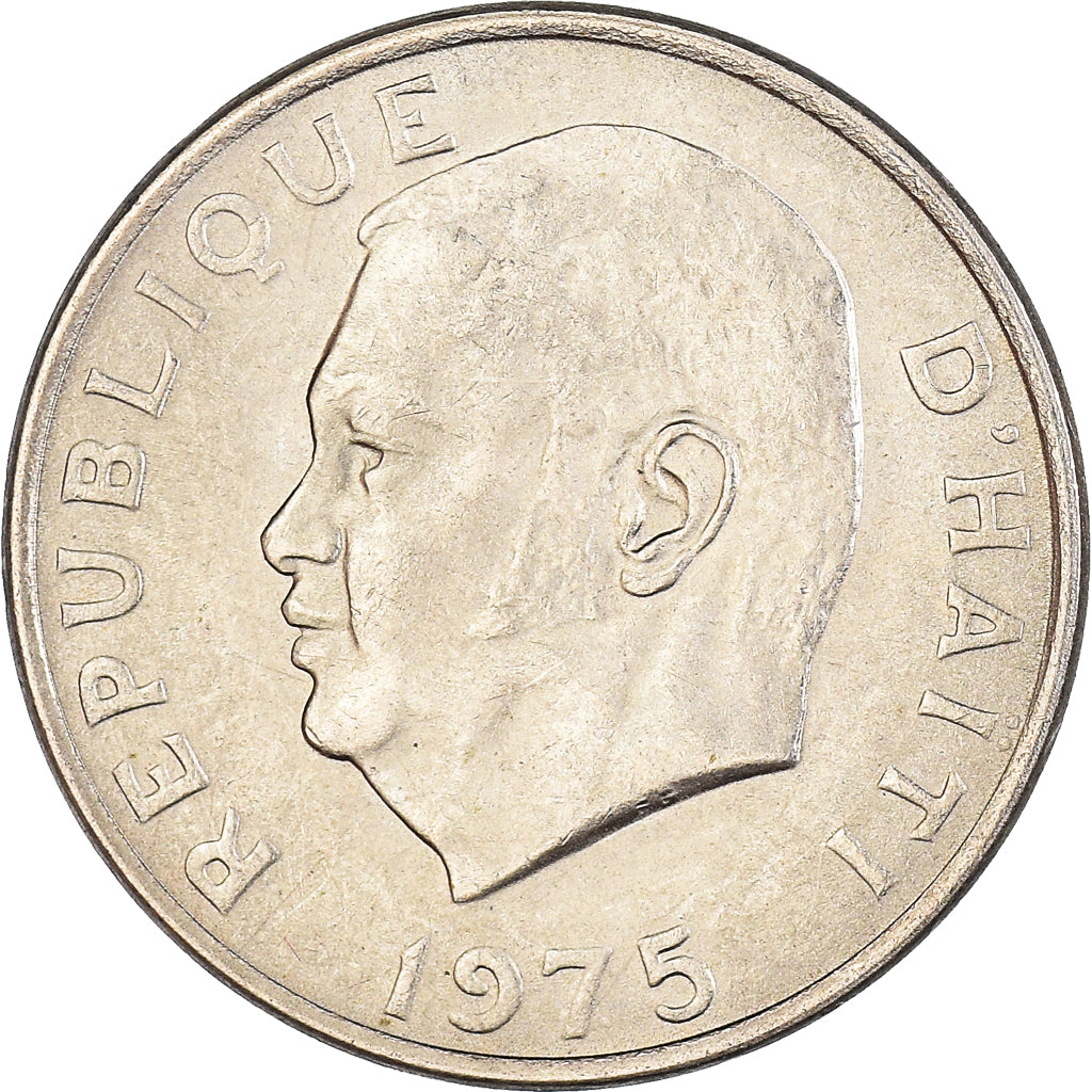 Moeda, Haiti, 10 Centimes, 1975