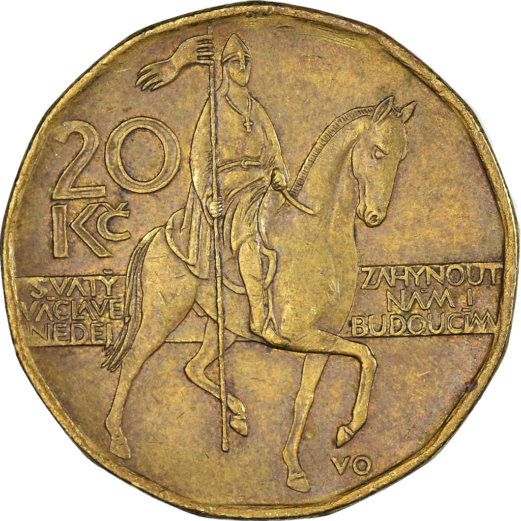 Moneta, Repubblica Ceca, 20 Korun, 1998
