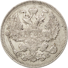 Coin, Russia, Nicholas II, 20 Kopeks, 1909, Saint-Petersburg, AU(50-53), Silver