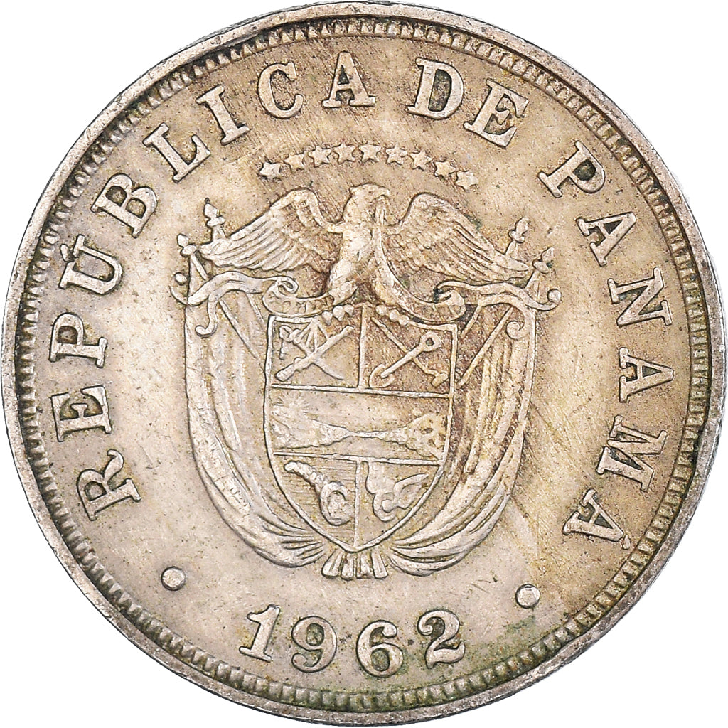Moeda, Panamá, 5 Centesimos, 1962