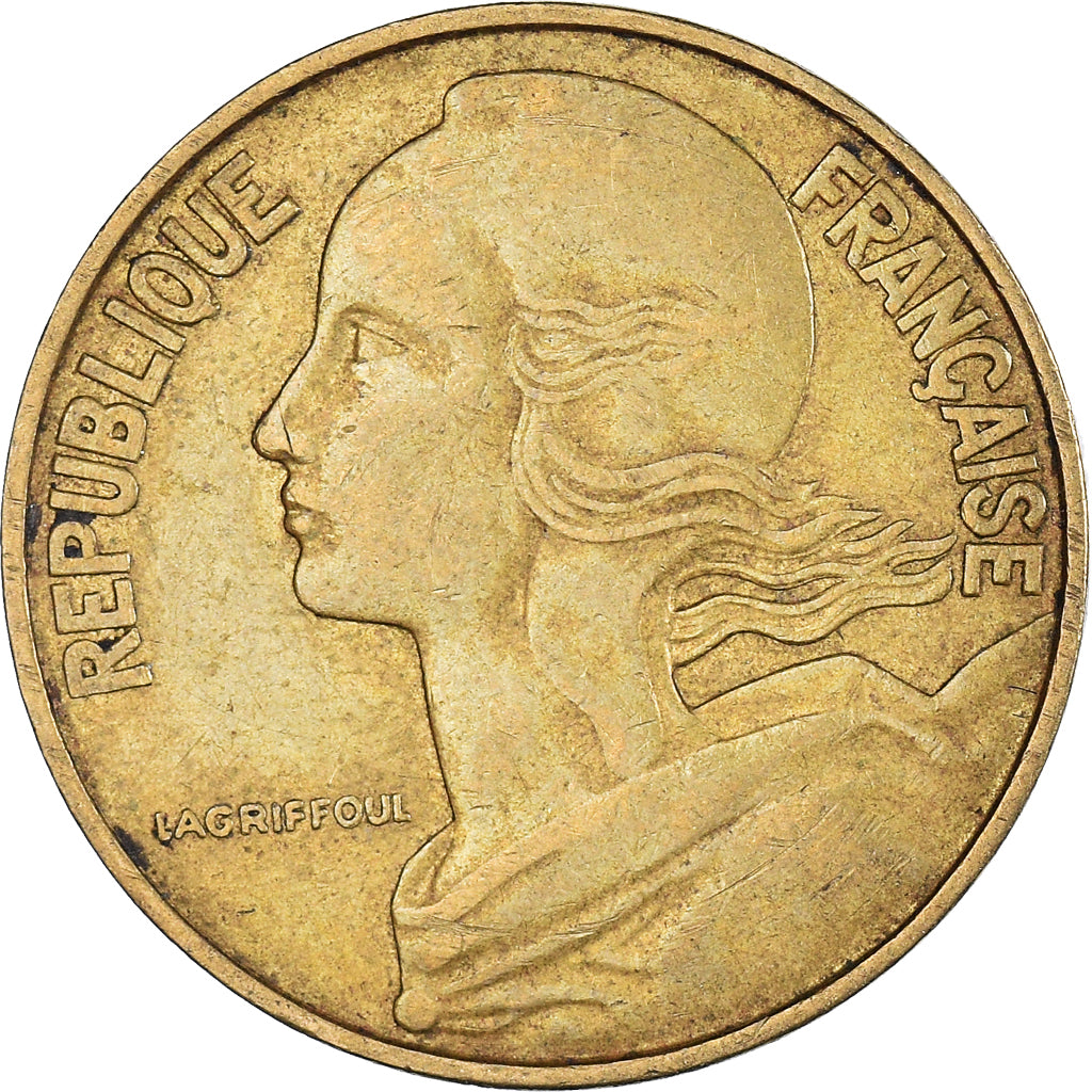 Moeda, França, 20 Centimes, 1967