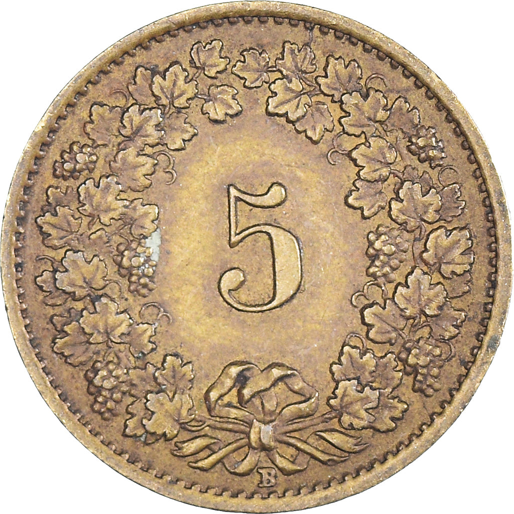 Moneda, Suiza, 5 Rappen, 1918