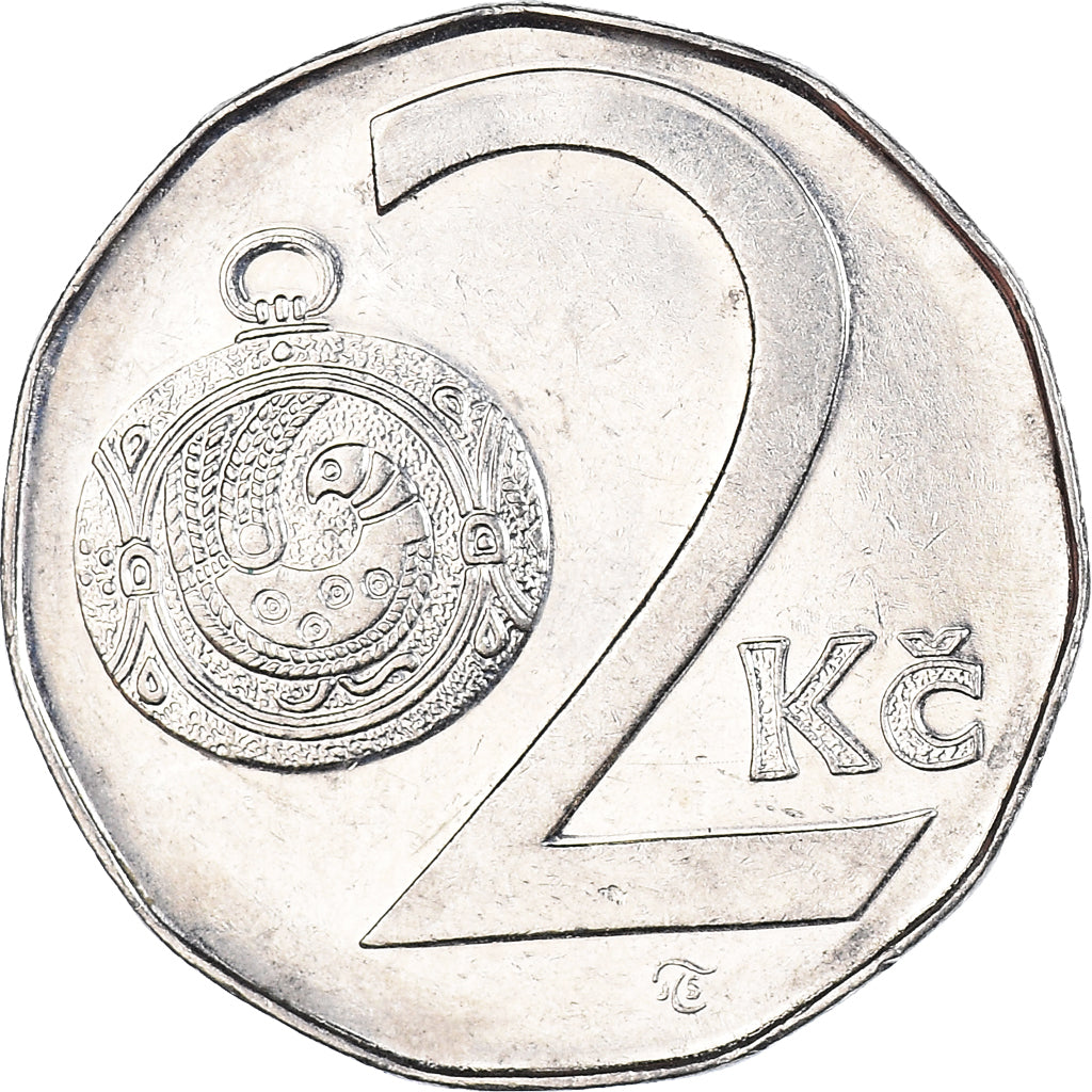 Moneta, Repubblica Ceca, 2 Koruny, 1998