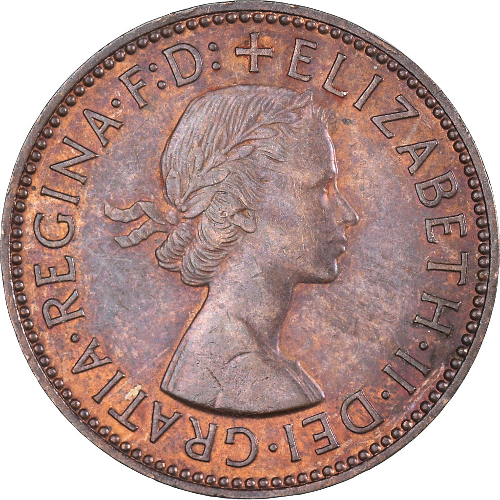 Coin, Great Britain, 1/2 Penny, 1954