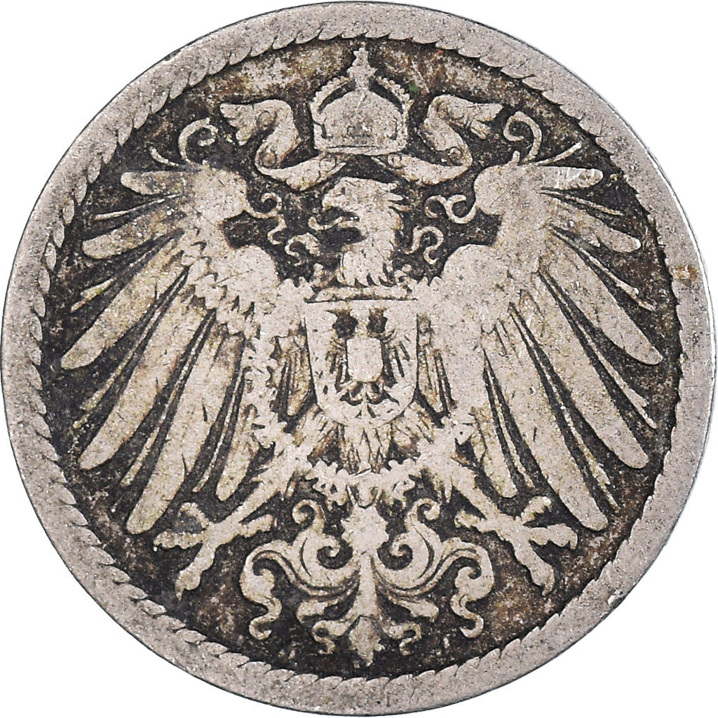 Munten, DUITSLAND - KEIZERRIJK, 5 Pfennig, 1893