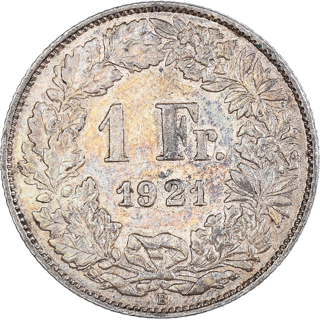 Münze, Schweiz, Franc, 1921