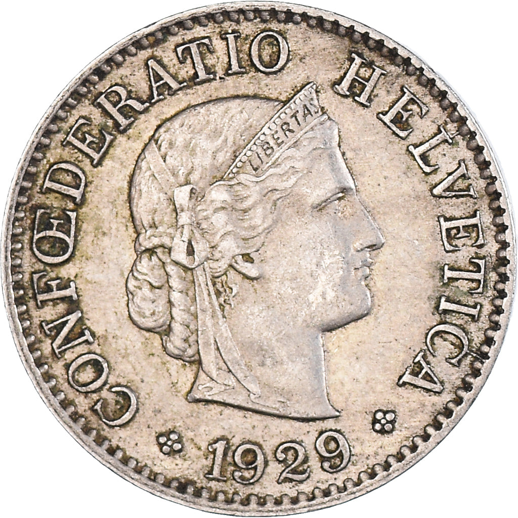 Moneda, Suiza, 5 Rappen, 1929